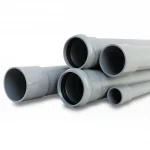 UPVC Pipes Plasco Nominal Pressure 4 Bar Outside Diameter 75 mm Thickness 1.8 mm Gray Colour