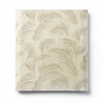 Wall decoration leaf-patterned design, size 10 m x 1.06 m, beige color, model 46745