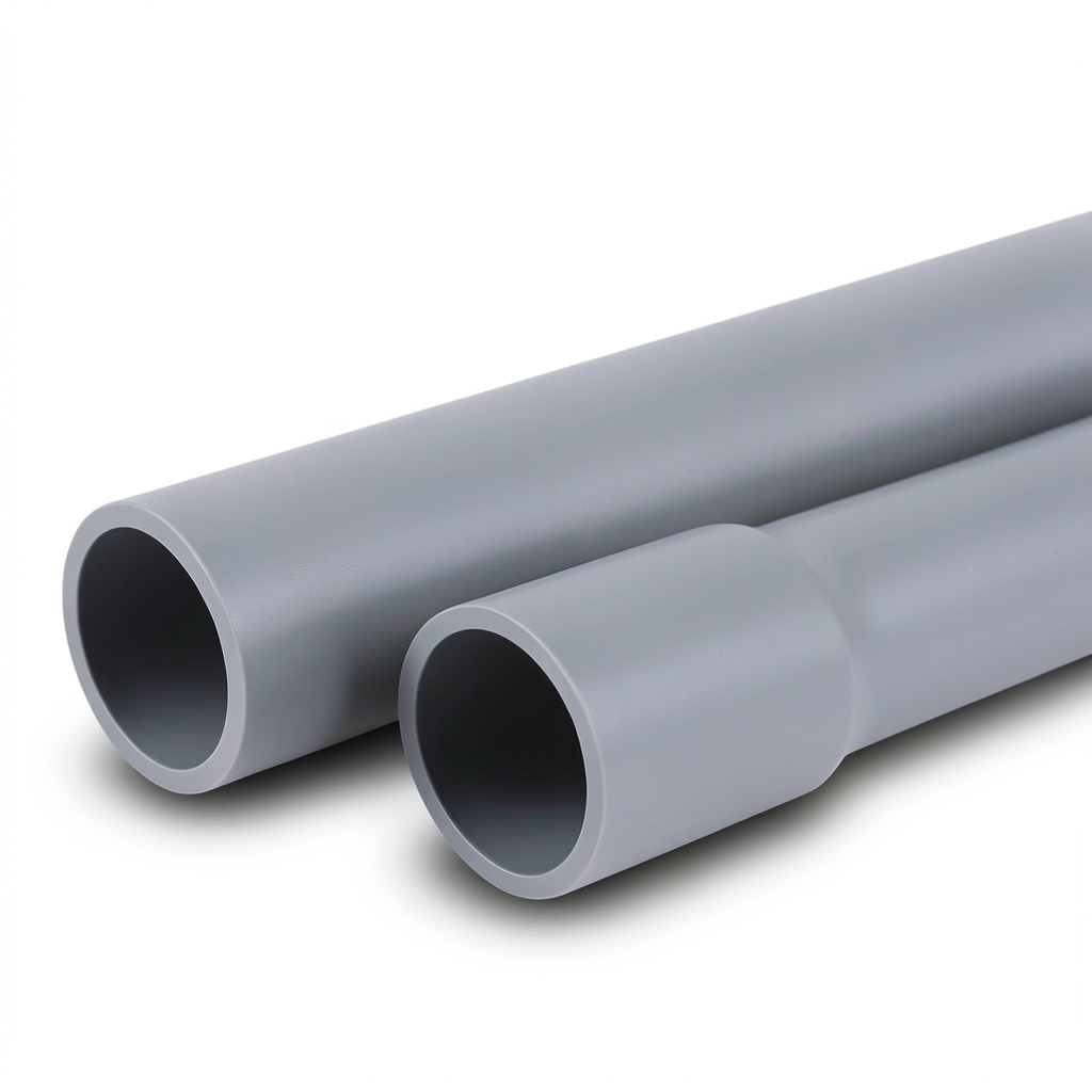 UPVC Pipes Nominal Pressure 2 Bar Outer Diameter 560 mm Thickness 4.5 mm Gray