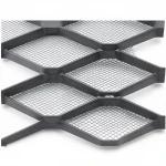 Hot Rolled (Black) Steel Expanded Metal Mesh  Bahri Thickness 1.7 mm Width 1.22 meter Length 1 meter | Bait Al Tatawor Company