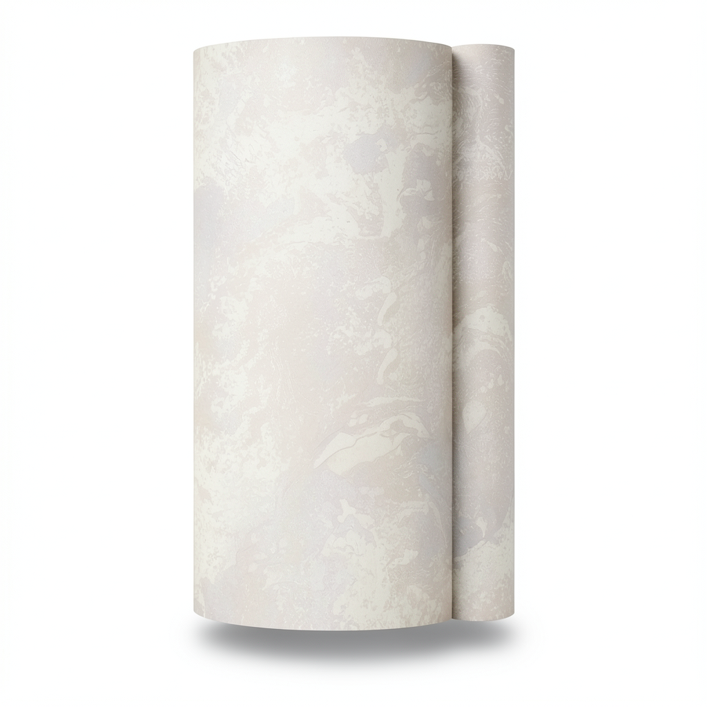 Italian Patterned Wallpaper 10m x 1.06m Light Beige, Model 83664