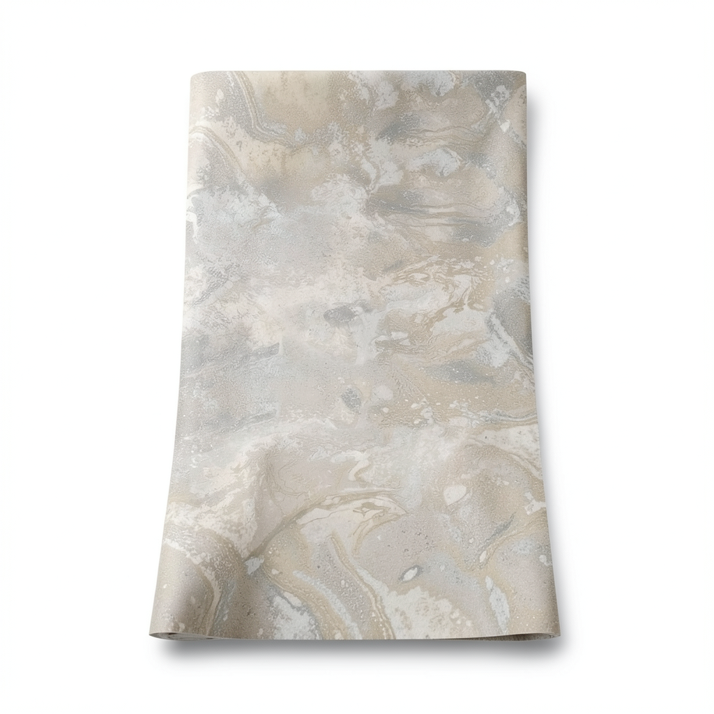 Patterned Wallpaper Beige Color 10m x 1.06m, Model 83667