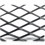 Hot Rolled (Black) Steel Expanded Metal Mesh   Thickness 3.8 mm Width 2.44  meter Length 5 M | Bait Al Tatawor Company