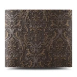 Italian Wallpaper Classic Design 10m x 1.06m, Dark Brown
