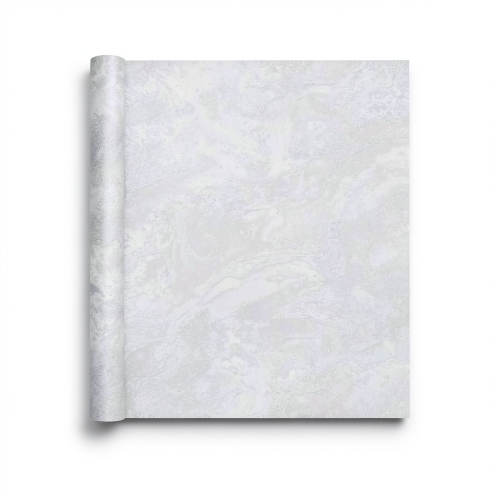 Patterned Wallpaper 10m x 1.06m Light Gray, Model 83666
