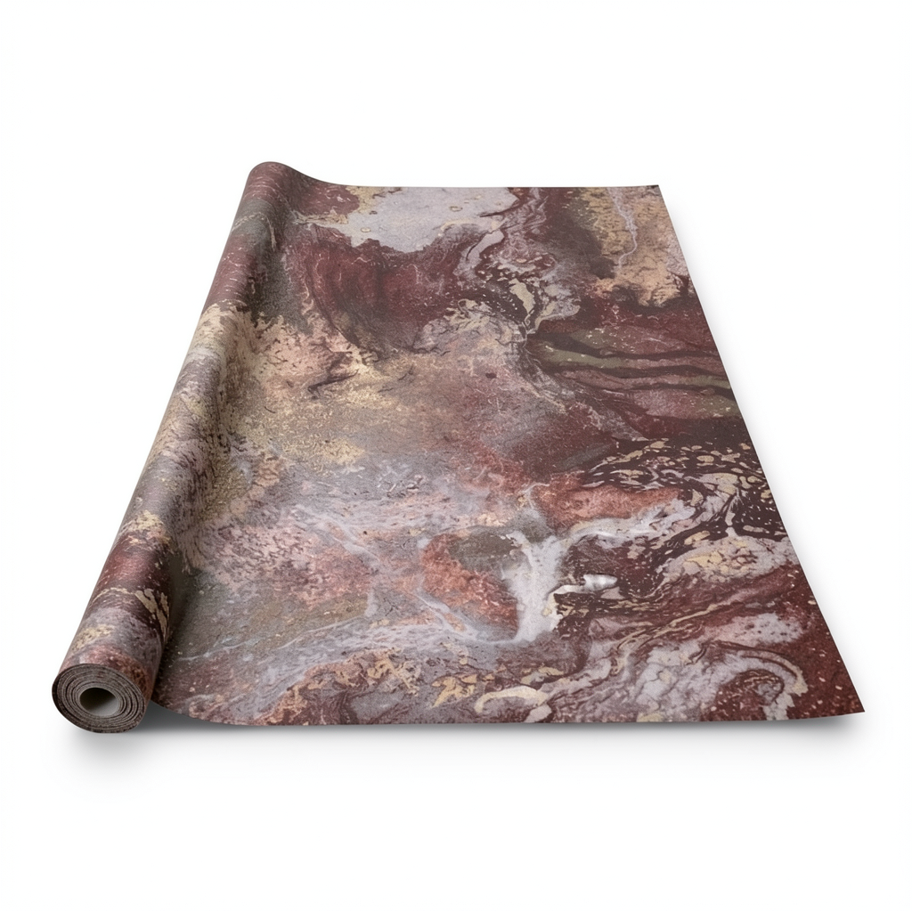 Patterned Wallpaper Brown Color 10m x 1.06m Model 83665