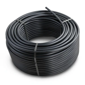 لفة أنابيب HDPE ضغط 6 بار PE 100 قطر خارجي 50 مم SDR 26 لون اسود