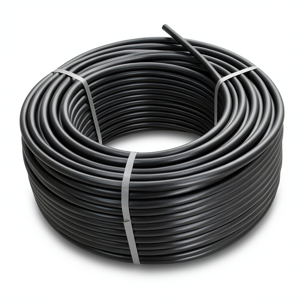 لفة أنابيب بلاستيك HDPE ضغط 6 بار PE100 قطر خارجي 75 مم SDR 26 لون اسود