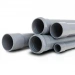 UPVC Pipes Plasco Nominal Pressure 10 Bar Outside Diameter 225 mm Thickness 10.8 mm Gray Colour