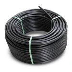 لفة أنابيب HDPE ضغط 6 بار PE 100 قطر خارجي 50 مم SDR 26 لون اسود