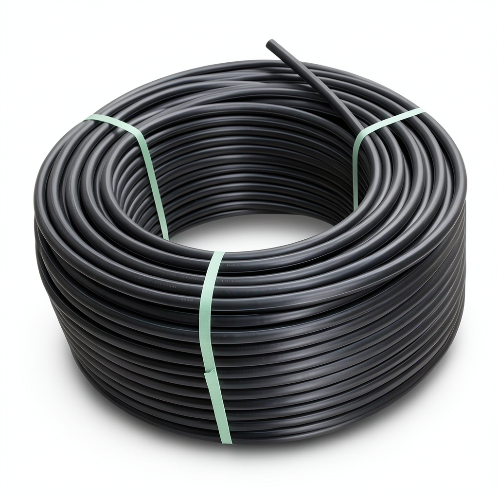 HDPE Plastic Coil Pipe PN 6 Bar PE100 75 mm SDR 26 Black