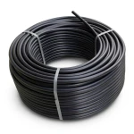 لفة أنابيب HDPE ضغط 6 بار PE 100 قطر خارجي 110 مم SDR 26 لون أسود