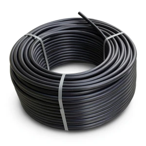 لفة أنابيب HDPE ضغط 6 بار PE 100 قطر خارجي 110 مم SDR 26 لون أسود