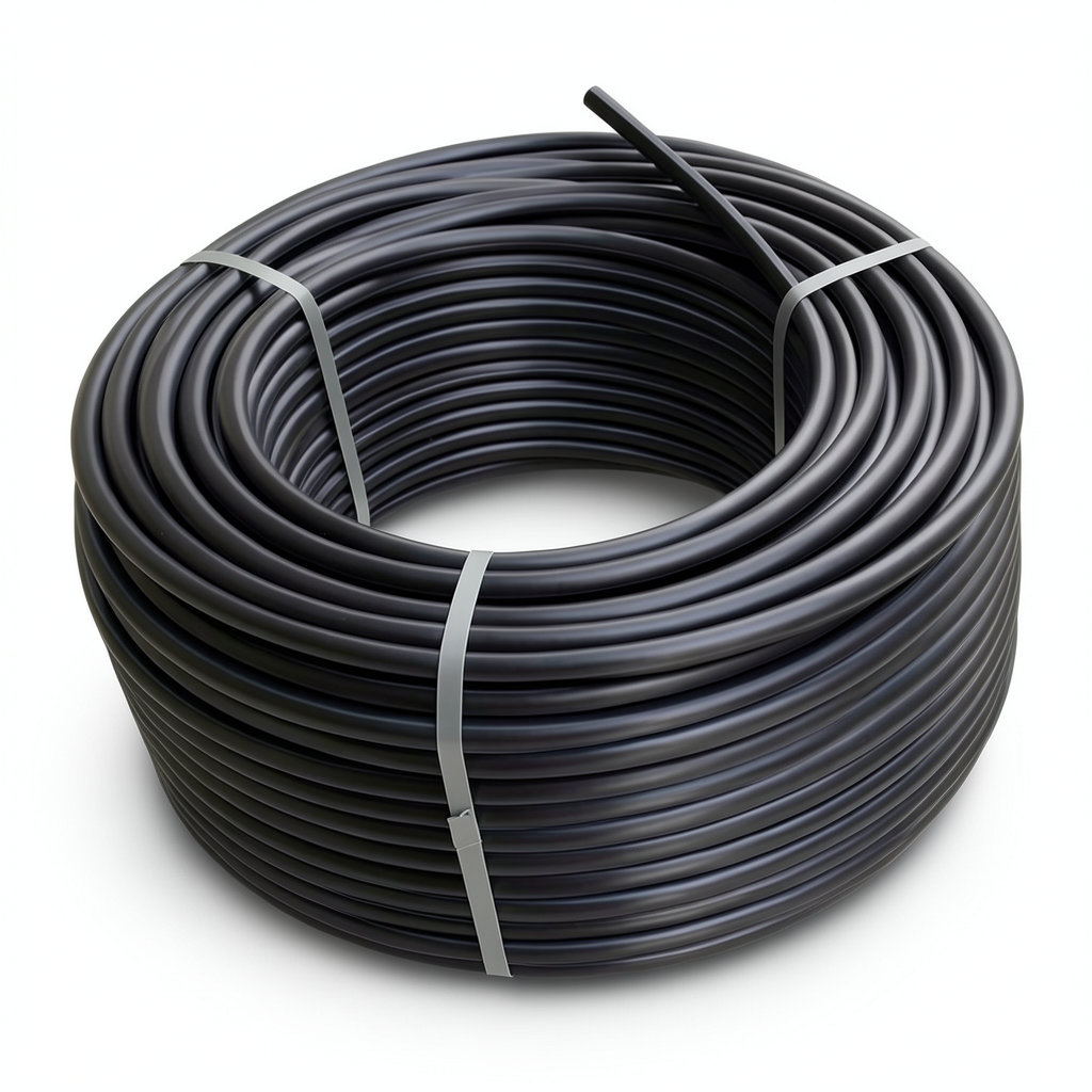 HDPE Coil Pipe Pressure 6 Bar PE 100 Size OD 110 mm SDR 26 Black