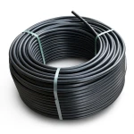 لفة أنابيب بلاستيك HDPE ضغط 6 بار PE100 قطر خارجي 140 مم SDR 26 لون أسود