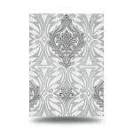 ورق جدران ايطالي لون رمادي تصميم كلاسيك، مقاس 10 م×1.06 م، موديل RC19010