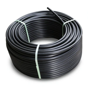 لفة أنابيب HDPE ضغط 10 بار PE 100 قطر خارجي 32 مم SDR 17 لون أسود