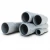 UPVC Pipes Plasco Nominal Pressure 10 Bar Outside Diameter 500 mm Thickness 23.9 mm Gray Colour