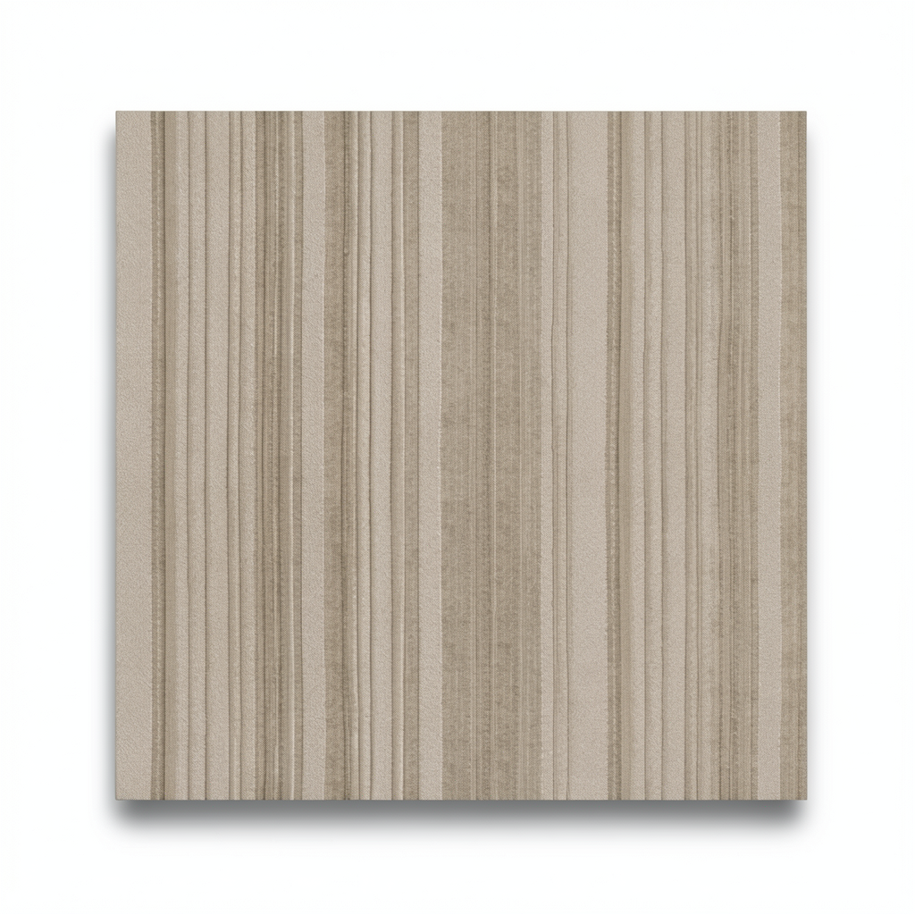 Wall Decoration Striped Design 10 m x 1.06 m Dark Beige