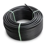 لفة أنابيب بلاستيك HDPE ضغط 6 بار PE100 قطر خارجي 75 مم SDR 26 لون اسود