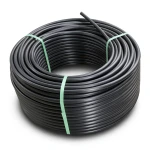 لفة أنابيب HDPE ضغط 6 بار PE 100 قطر خارجي 110 مم SDR 26 لون أسود