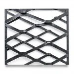Hot Rolled (Black) Steel Expanded Metal Mesh  Bahri Thickness 2.8 mm Width 1.22 meter Length 1 meter | Bait Al Tatawor Company