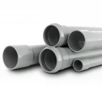 UPVC Pipes Plasco Nominal Pressure 4 Bar Outside Diameter 200 mm Thickness 4 mm Gray Colour