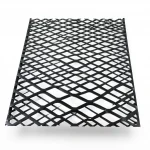 Hot Rolled (Black) Steel Expanded Metal Mesh  Bahri Thickness 2.8 mm Width 1.22 M Length 3 meter | Bait Al Tatawor Company