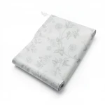 Italian Wallpaper Pale Gray Color Floral Design, Size 10mx0.53m, Model Z66805
