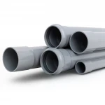 UPVC Pipes Plasco Nominal Pressure 4 Bar Outside Diameter 710 mm Thickness 14 mm Gray Colour