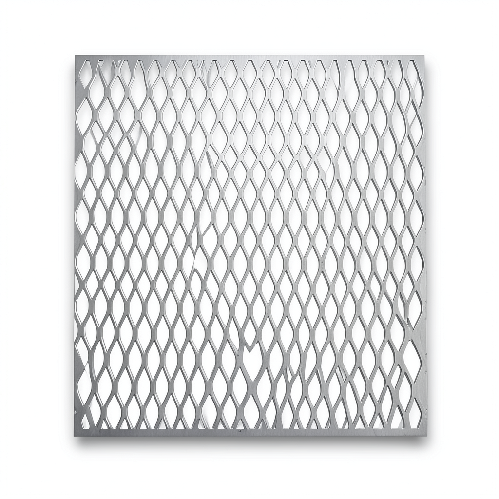Expanded Metal Steel Thickness 1 mm Size 1×2 meters