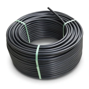 HDPE Polyethylene Plastic Coil Pipe 6 Bar Pressure PE 100, 90 mm Outer Diameter, SDR 26, Black