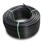 لفة أنابيب HDPE ضغط 6 بار PE 100 قطر خارجي 110 مم SDR 26 لون أسود