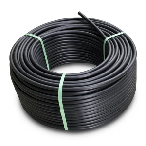 لفة أنابيب HDPE ضغط 10 بار PE 100 قطر خارجي 32 مم SDR 17 لون أسود