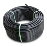 لفة أنابيب بلاستيك HDPE ضغط 10 بار PE 100 قطر خارجي 110 مم SDR 17 لون أسود