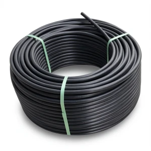 HDPE Polyethylene Plastic Coil Pipe Pressure 10 Bar PE 100 Size 125 mm SDR 17 Black