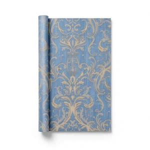 Wall Decoration Classic Design 10 m x 1.06 m Blue, Model 44428