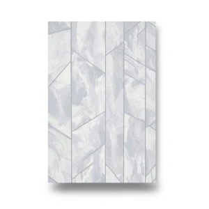 Italian Geometric Wall Covering 10m x 1.06m Gray, Model 83639
