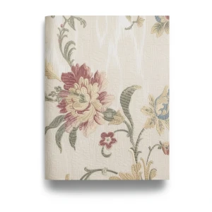 Italian Wallpaper Floral Design 10m x 0.73m Beige, Model 2407