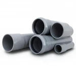 UPVC Pipes Plasco Nominal Pressure 10 Bar Outside Diameter 400 mm Thickness 19.1 mm Gray Colour