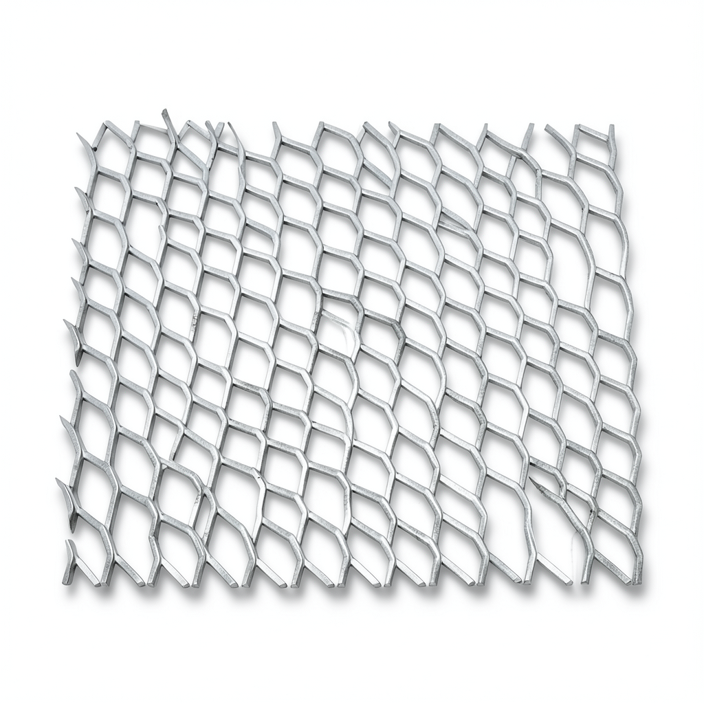 Galvanised Expanded Metal Thickness 1.8 mm Size 1.22×2.44 meters
