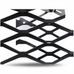 Hot Rolled (Black) Steel Expanded Metal Mesh  Bahri Thickness 3.8 mm Width 1.22 M Length 4 meter | Bait Al Tatawor Company