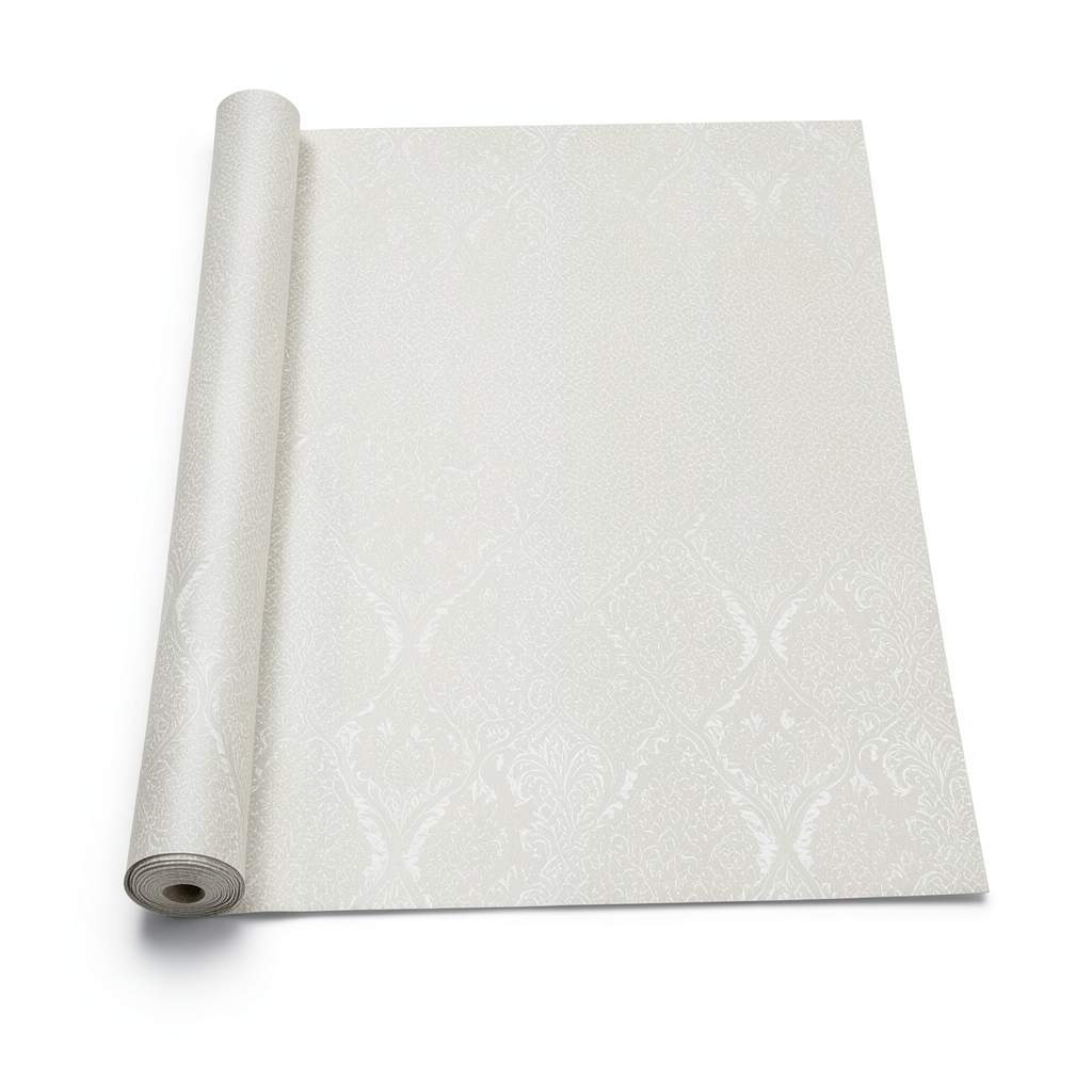 Italian Wallpaper Patterned Design Light Beige, Size 10m x 1.06m, Model RC19018