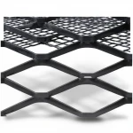 Hot Rolled (Black) Steel Expanded Metal Mesh  Bahri Thickness 1.2 mm Width 1.22 meter Length 2 meter | Bait Al Tatawor Company