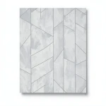 Italian Geometric Wall Covering 10m x 1.06m Gray, Model 83639
