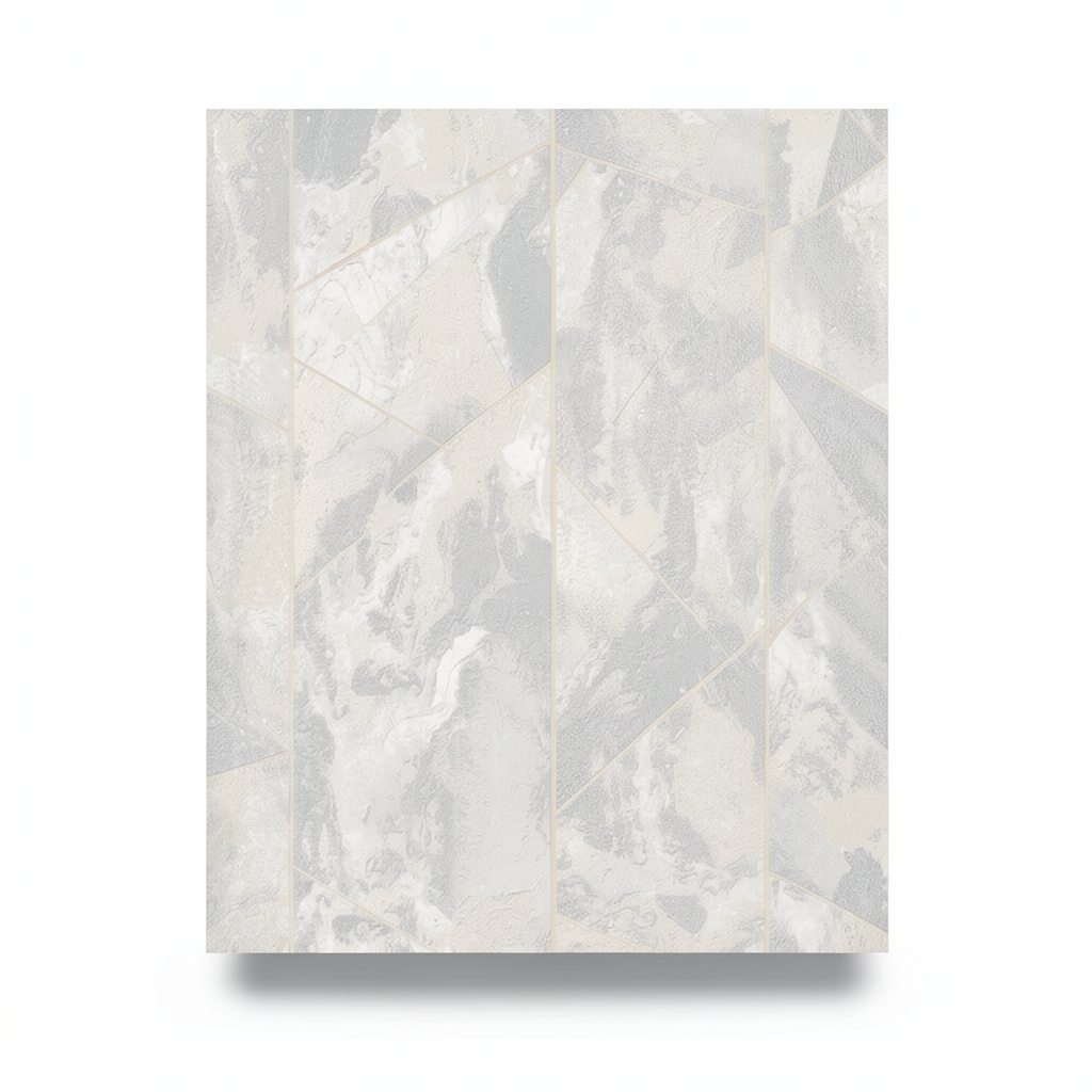 Geometric Wallpaper 10m x 1.06m Pale Beige, Model 83640
