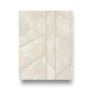 Italian Geometric Wallpaper 10m x 1.06m Beige, Model 83643