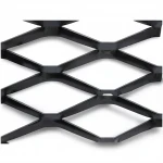 Hot Rolled (Black) Steel Expanded Metal Mesh  Bahri Thickness 2.8 mm Width 1.22 meter Length 7 M | Bait Al Tatawor Company