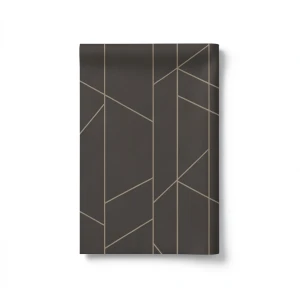 Italian Geometric Wall Covering 10m x 1.06m Dark Beige, Model 83645