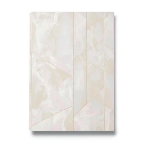 Geometric Wallpaper Light Beige 10m x 1.06m, Model 83641
